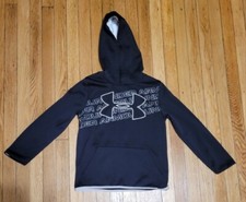 Under Armour Sweatshirt Black ColdGear Youth Medium Boys YSM. Good Condition