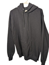 Hanes EcoSmart Men's Hoodie Dark Gray Size M Pullover Sweatshirt Used