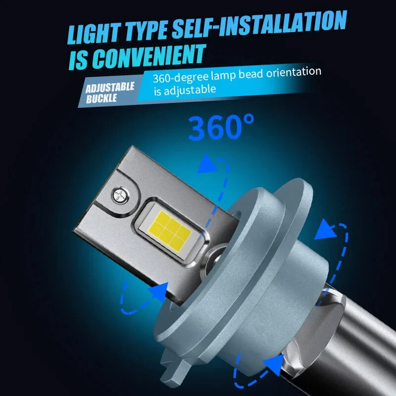 Power Supply 24V LED Truck Headlight H7 LED lamp h1 led headlight h4 24v truck - Image 2 of 4