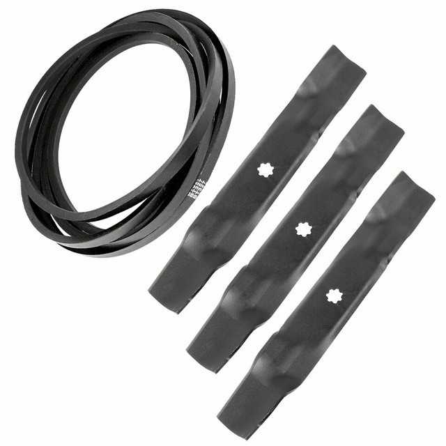 Deck Blade And Belt For John Deere LA145 LA155 LA165 X140 X165 Z2555