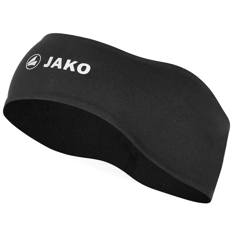JAKO Stirnband Funktion schwarz Headband Haarband Schweißband Running Fußball