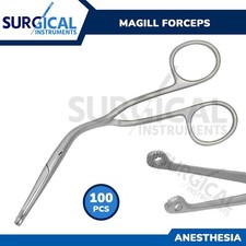 100 pcs Magill Forceps EMT Anesthesia Ambulance Supply Surgical Instruments