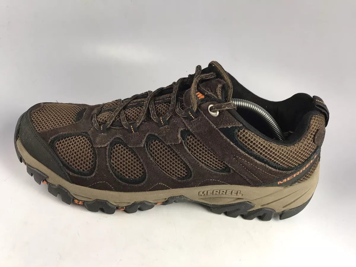 Merrell Hilltop Ventilator Hiking Shoe Espresso Brown Men s Sz 12 US