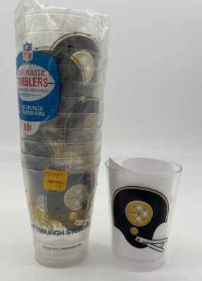 12 Vintage 1973 Pittsburgh Steelers NFL Pro Football 10oz Plastic Cups ...