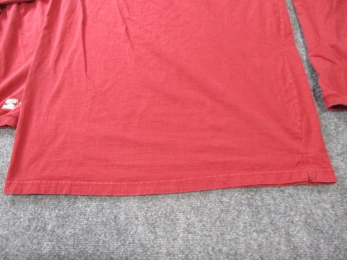 Vintage Alabama Crimson Tide Shirt Men's Large Red Starter Long Sleeve Cotton* - Picture 12 of 12