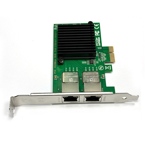 Dual Port Gigabit Ethernet PCI Express PCI-E Network Adapter Card 82580 - Afbeelding 5 van 5