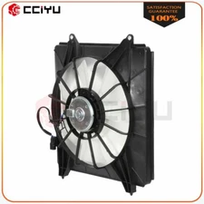 Condenser Cooling Fan Fit For Acura TSX 2009-2014 Honda Accord 2008-2012 2.4L L4