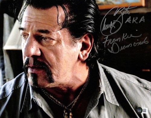 Chuck Zito Sons of Anarchy Signed 11x14 Photograph BECKETT (Grad Collection)
