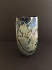 VINTAGE J. BYRON TALL VASE 1977 - SIGNED AND DATED