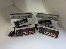 TWO Video Game Controllers for 8 Bit Original Nintendo NES NEW IN BOXES #40N