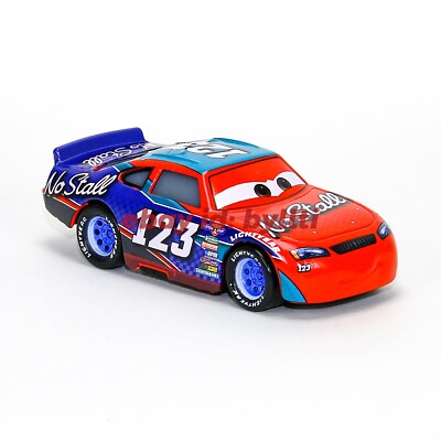 カーズ ミニカー Mattel Disney Pixar Cars 3 No.123 Todd Marcus No Stall 1:55
