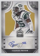 2014 Panini Crown Royale Rookie Signatures Gold 39/49 Calvin Pryor Auto 9u7