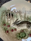 Antique Majolica Rabbit Plates Choisy le Roi France (as is) — photo 7