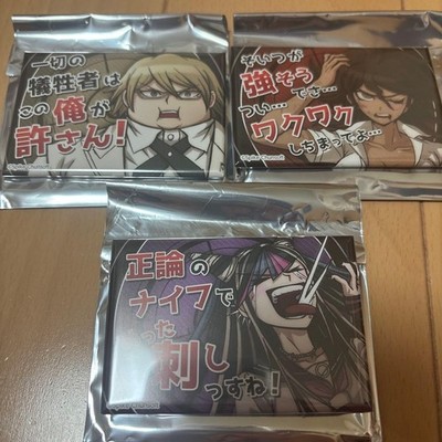 Danganronpa 2 Kan Badge Set Byakuya Togami Akane Owari Maki Harukawa