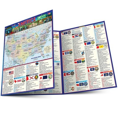 Quick Study: America: 50 States Laminated Reference Guide
