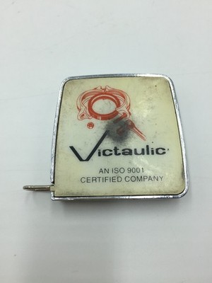Vintage Victaulic Measuring Tape Advertising Piece Dia Inches To 100ths,J28