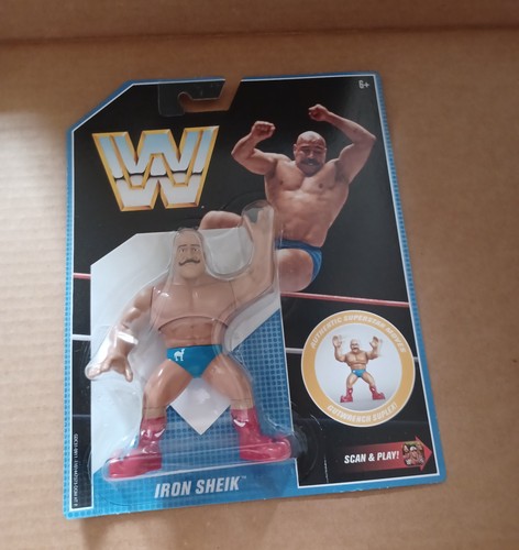 wwe mattel retros series 8 the iron sheik wrestlin...