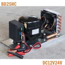BD25HC Compressor Condenser Car Refrigerator Solar Freezer Marine Refrigerator