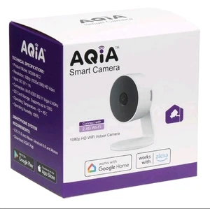 1080p Caméra de sécurité intelligente d'intérieur WiFi Moniteur de bébé sans fil Alexa Google