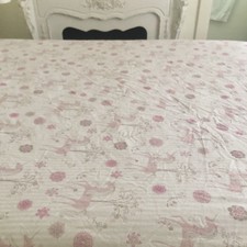 Pottery Barn Kids Full Double 4pc Sheet Set Paige Pink Unicorn 100 Cotton Read