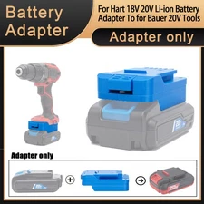 Battery Adapter For Bauer 20V Cordless Tools For HART 20V Li-Ion Battery