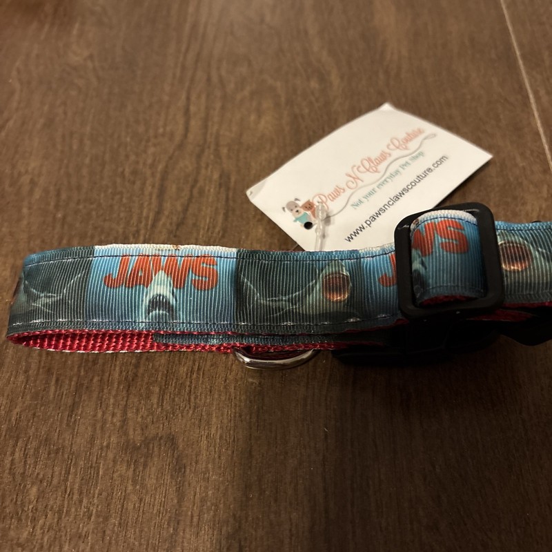Small Jaws Movie Dog Collar NWT