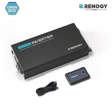 Open Box Renogy 12V 3000W Pure Sine Wave Power Inverter W/UPS Transfer Switch