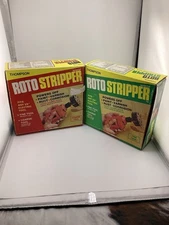 Thompson Roto Stripper Coarse & Fine Drill Attachment Tool Paint Rust Removal