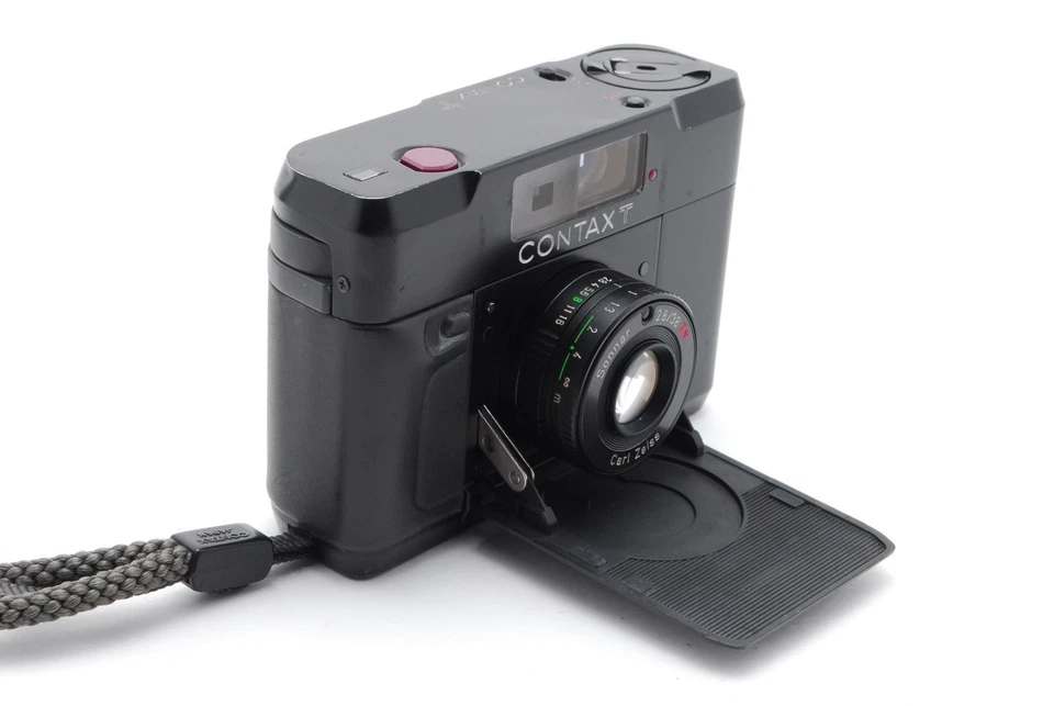 【NEAR MINT】CONTAX T Black Rangefinder 35mm Film Camera From JAPAN - Image 4 of 4