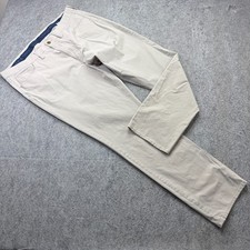 Vineyard Vines Performance 5-Pocket Pants Men 40 x 32 Beige Nylon Stretch