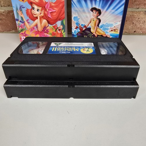 Disney VHS Lot – The Little Mermaid + Little Mermaid II – Bundle – Tested - Picture 5 of 17