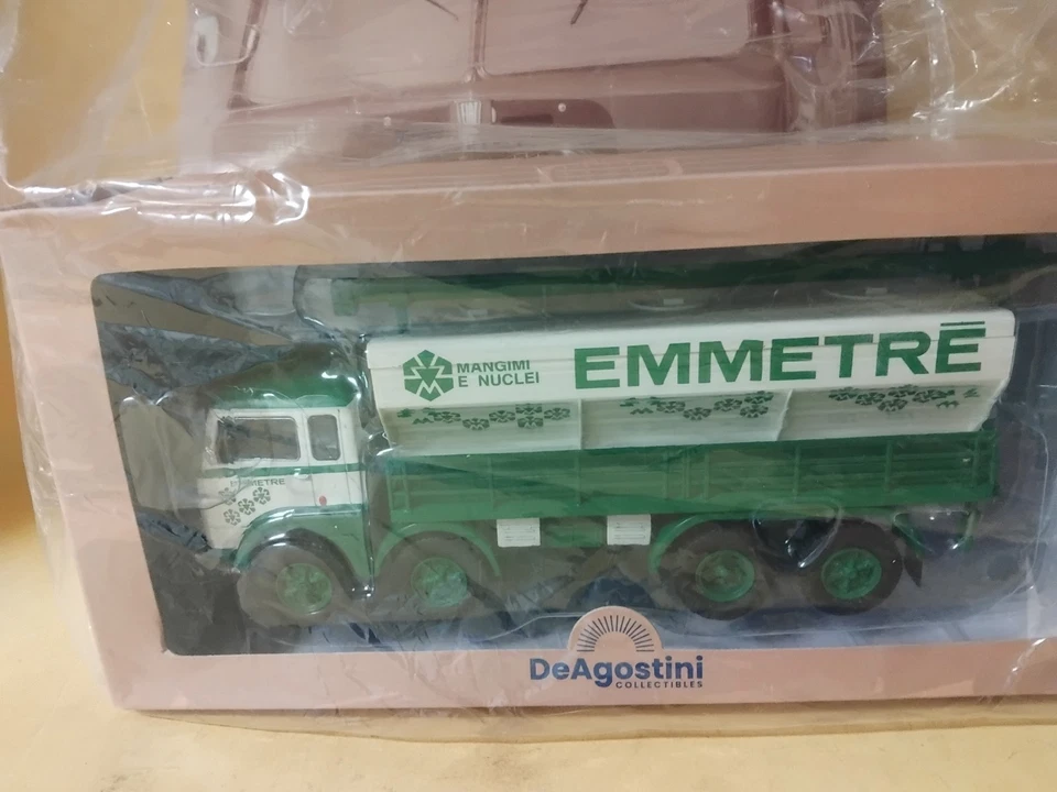 DE AGOSTINI SCALA 1/43 CAMION FIAT 690 M4 EMMETRE IN SCATOLA CON FASCICOLO - Immagine 2 di 3