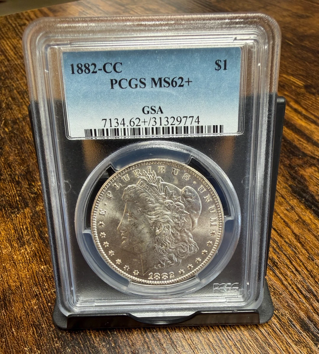 Uncirculated Carson City Silver 1882 Year Morgan US Dollars (1878