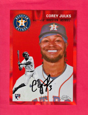 COREY JULKS 2023 Topps Chrome Platinum Anniversary RC RED LAVA🔥1/5 #256 Astros