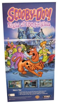 Nintendo Scooby-Doo Night of 100 Frights (2002) Video Game Pull-Out Poster