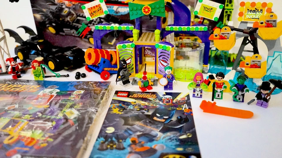 LEGO Marvel DC Comics Batman - JOKERLAND - 100% Complet + Boîte Notice Comicbook - Photo 2/4