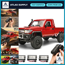 1/12 Scale RC Rock Crawler Off-Road Truck 4x4, Remote Control Crawler - Red