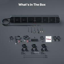 800W 10 Speakers Waterproof Bluetooth Polaris UTV Sound bar CanAm FM Radio USB