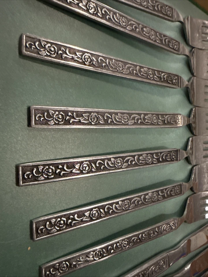 Cuchillos de mantequilla National COSTELLANO acero inoxidable Japón Nasco Davao Roses Tenedores Foto 2 de 4