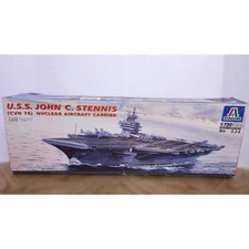 Italeri USS John C Stennis CVN 74 1/720 Nuclear Aircraft Carrier 524 Model Kit