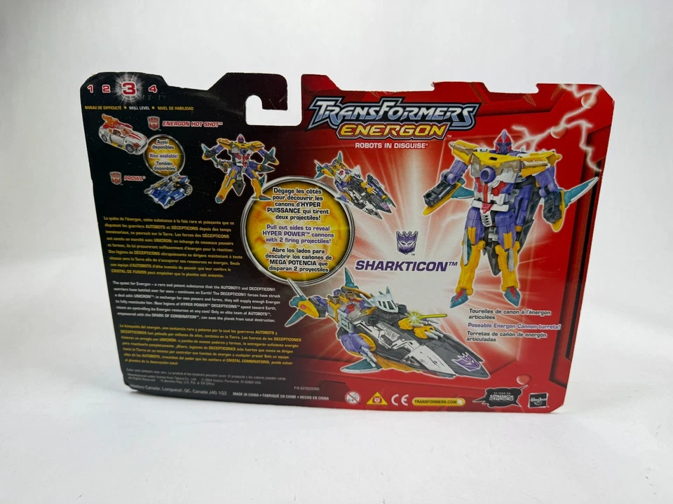 Sharkticon Transformers Energon Robots In Disguise Action Figure New 2004 Hasbro - Image 2 of 2