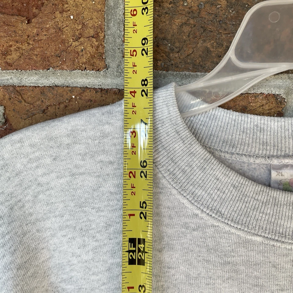 Vintage 90's Black Lab Duck Crewneck Sweatshirt XL Gray Nature 80s Made in USA - Image 4 of 4