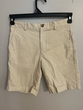 Vineyard Vines Beige Chino Shorts Whale VGUC Size 12