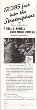 Bell  Howell 1936 Vintage Print Ad Hand Movie Camera Filmo 8mm