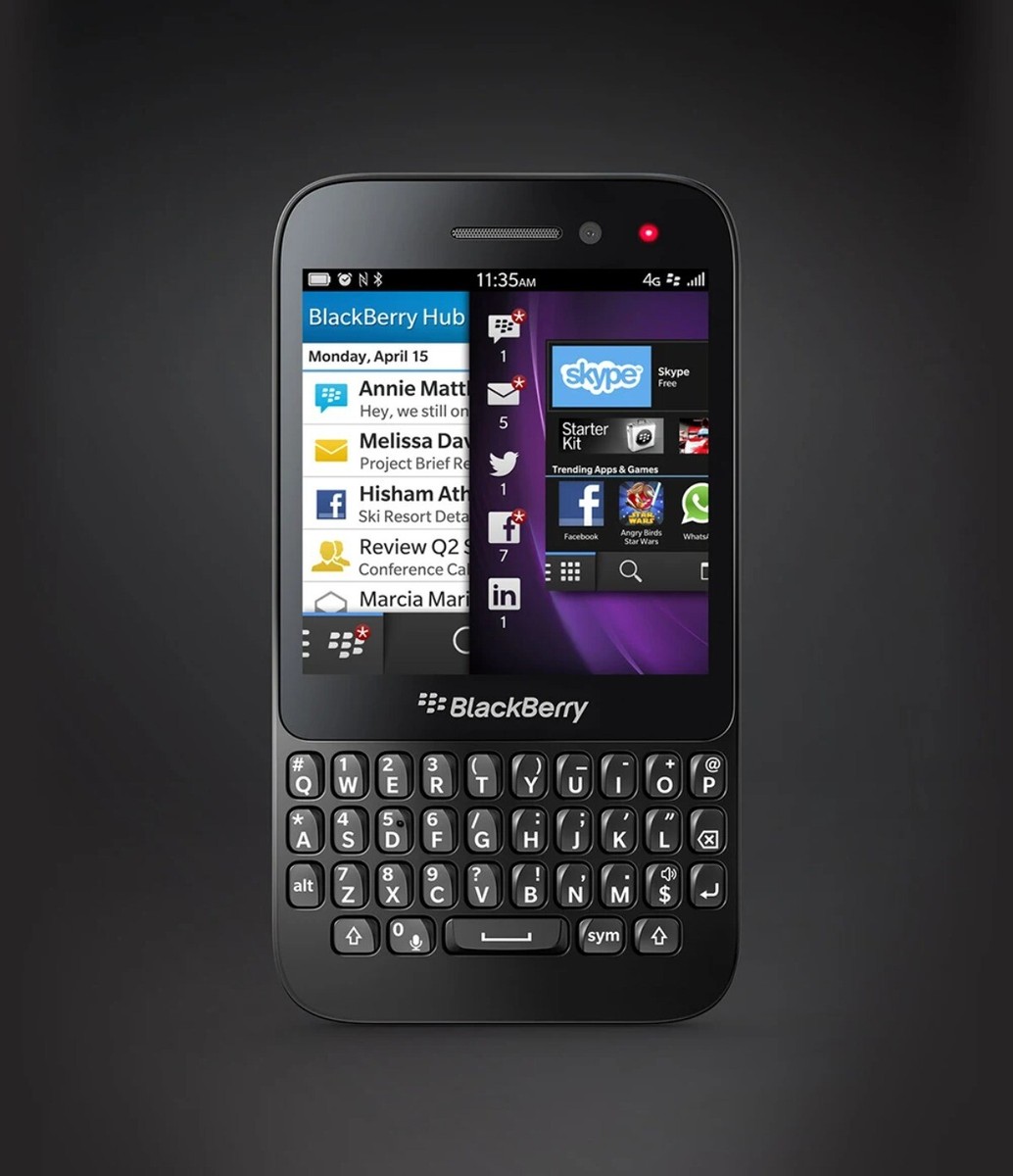 Blackberry Q5 Original 4G LTE 8GB ROM QWERTY Keyboard BlackBerryOS