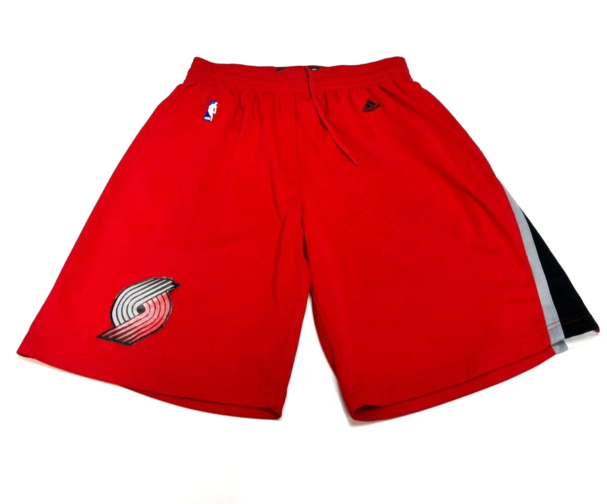 Mens Nike Portland Trailblazers Team Basketball Shorts White Sz 48