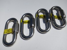 New! 4 X-Large Stanley National Stainless Steel Quick Link Yacht/Boat/RV/Marine