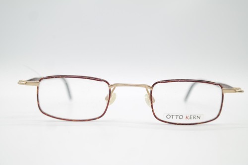 Vintage Otto Kern 9461 Cuivre Or Carré Lunettes Monture Lunettes NOS - Afbeelding 1 van 6