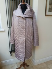 Lost Ink Beige Lightweight Quilted Jacket Coat Size M Uk12 New With Tag