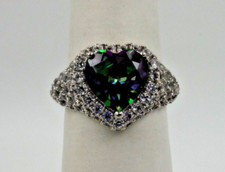 925 Silver Ring With Stones - size 9 - 7.4 GRAMS